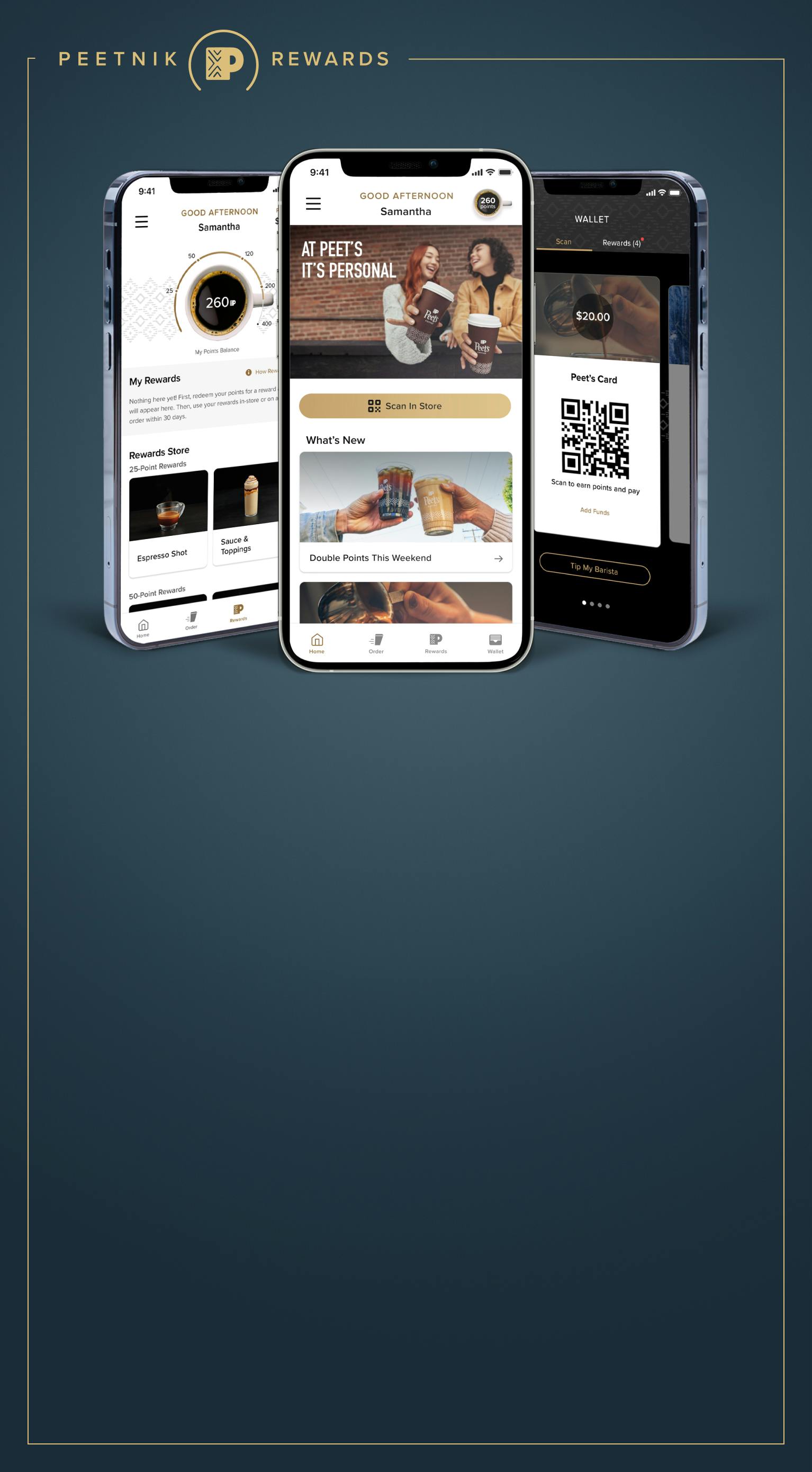 Peetnik Rewards | Sign Up For Free with the Peet's Coffee App | Peet's ...