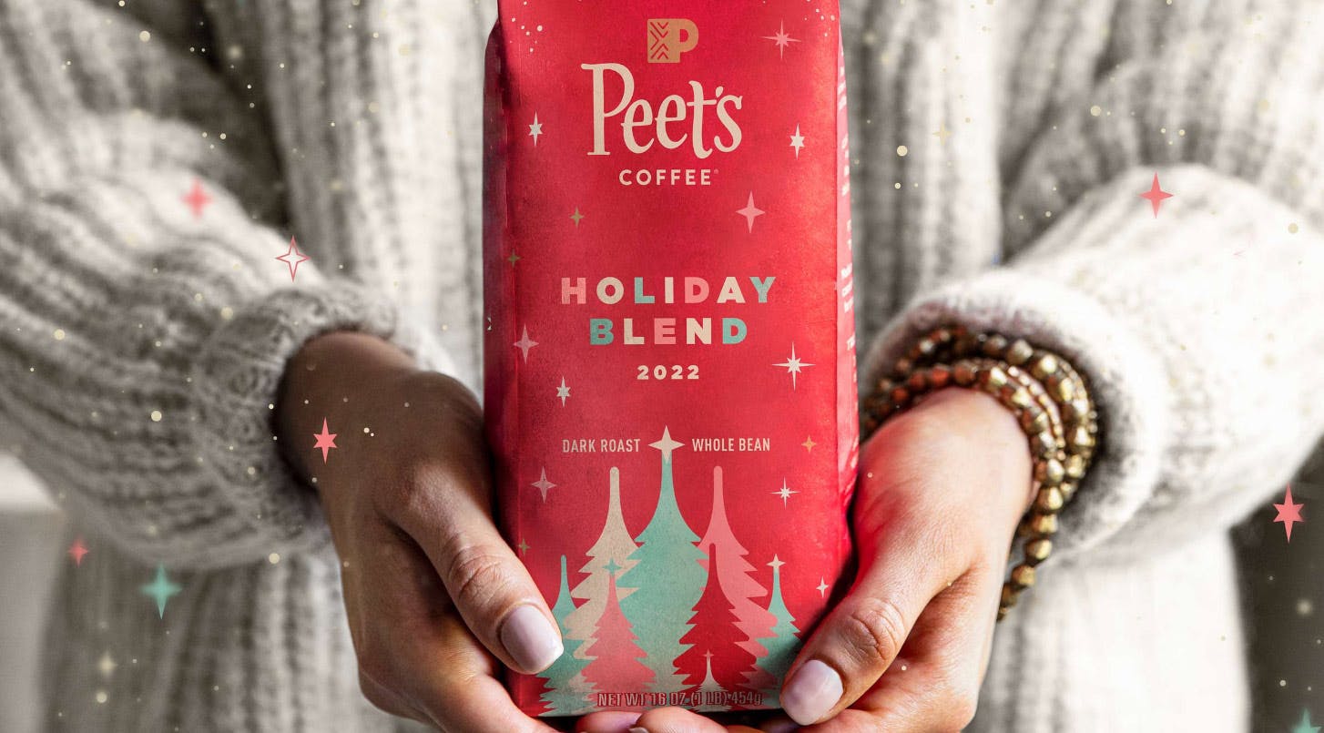 Peet's 2022 Holiday Blend Dark Roast Coffee Limited Release Peet's