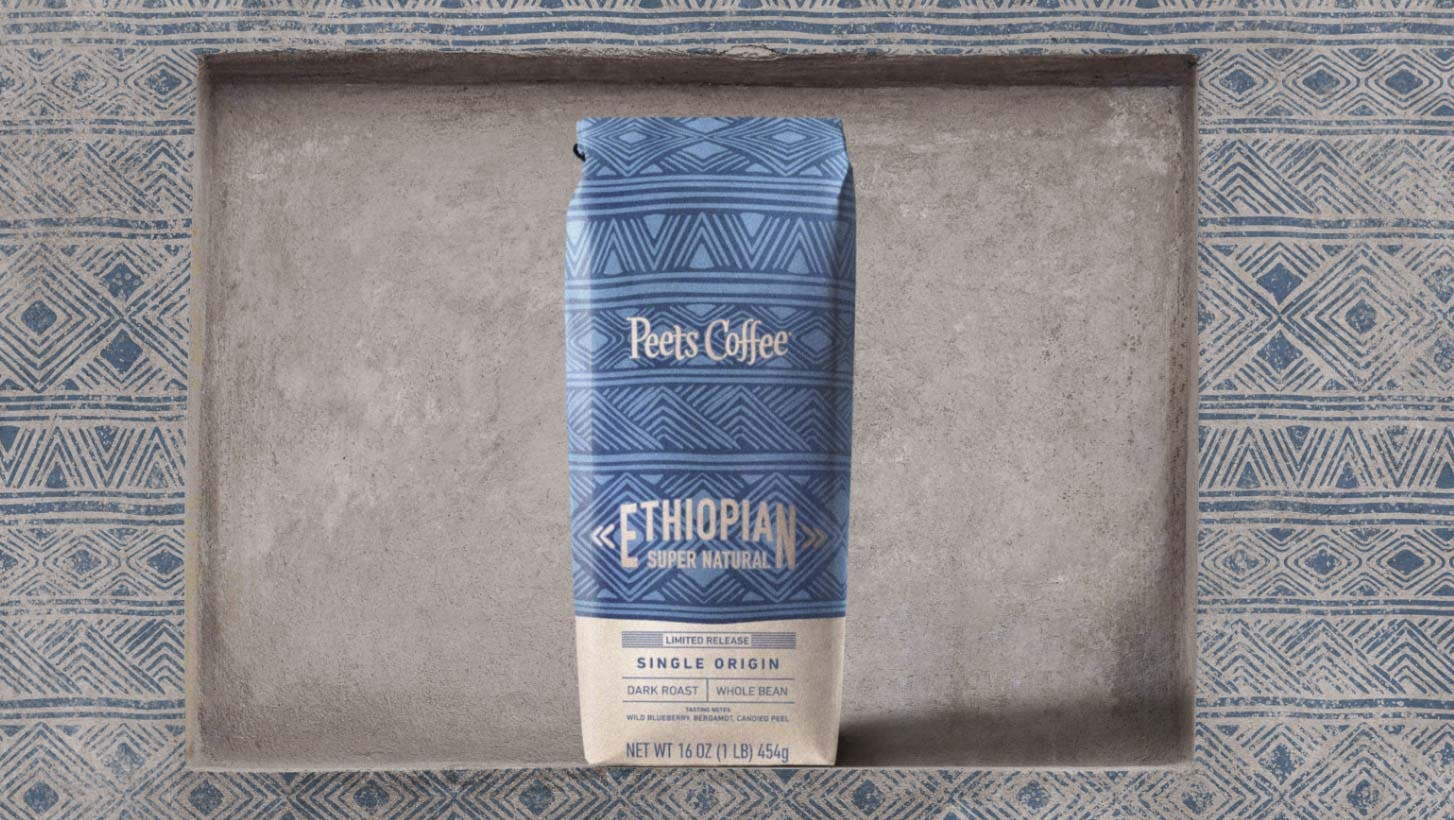 Ethiopian Super Natural Dark Roast limited time coffee